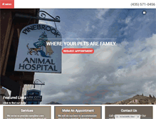 Tablet Screenshot of pinebrookanimalhospital.com